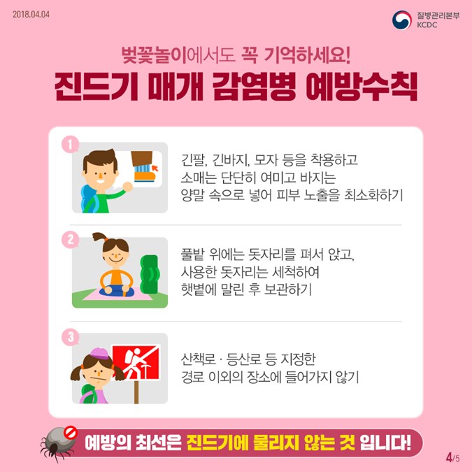 2.봄철 야생진드기 주의!!
